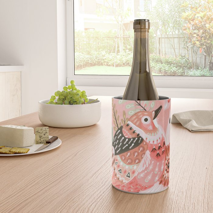 Little Pink Bird Wine Chiller Gallery Image 4