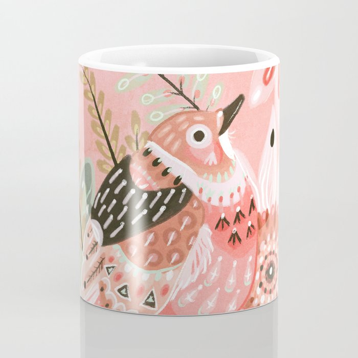 Little Pink Bird Coffee Mug Gallery Image 4