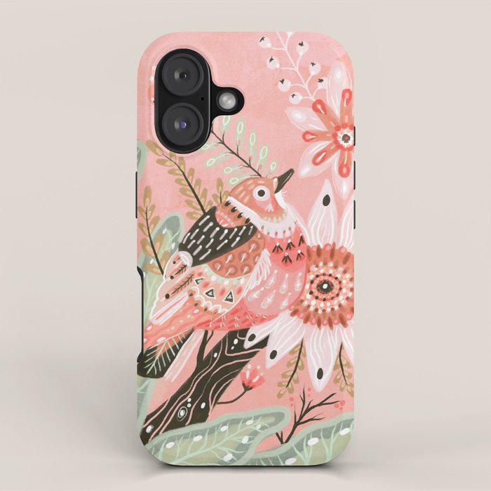 Little Pink Bird iPhone Case Gallery Image 1