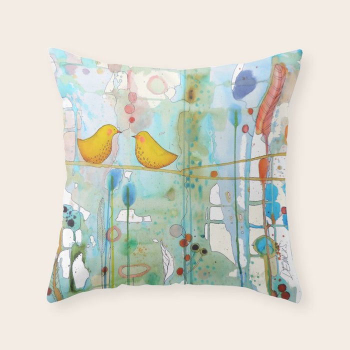 dans chaque coeur Throw Pillow Gallery Image 6