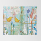 dans chaque coeur Throw Blanket Gallery Image 2