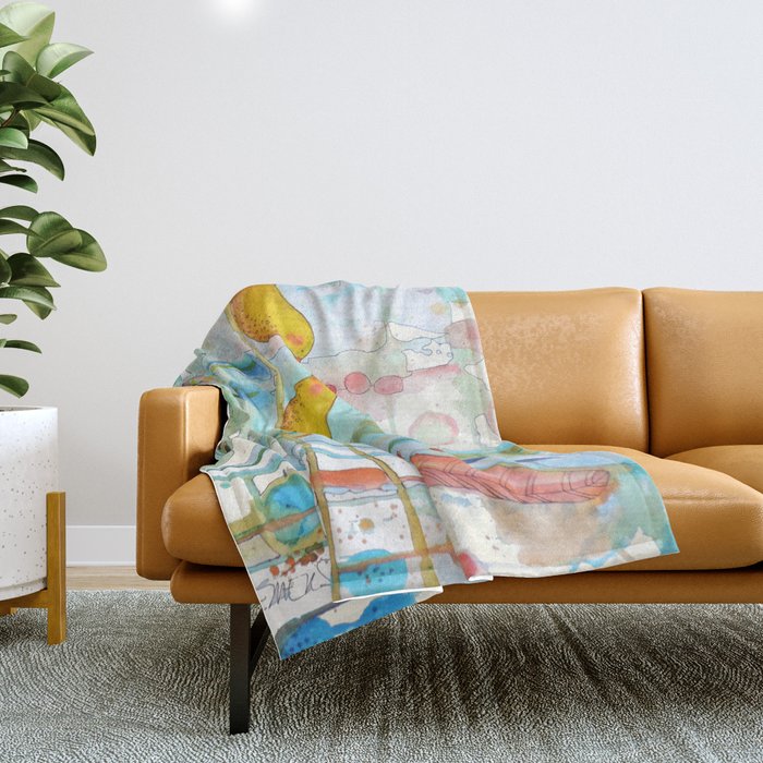 dans chaque coeur Throw Blanket Gallery Image 1