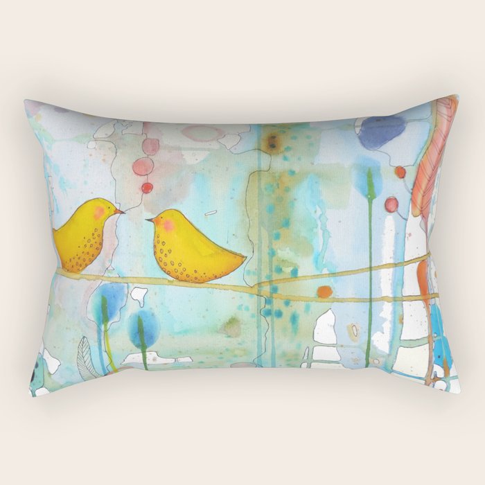 dans chaque coeur Rectangular Pillow Gallery Image 2