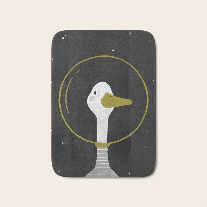 Space Goose Bath Mat Gallery Image 1