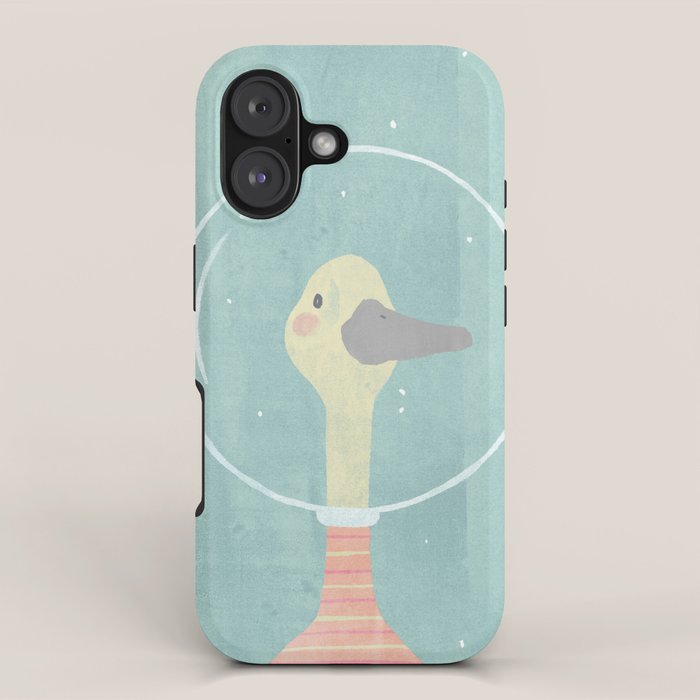 Space Goose (pastels) iPhone Case Gallery Image 1