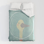 Space Goose (pastels) Duvet Cover Gallery Image 6