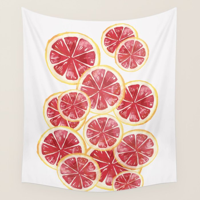 Grapefruits Wall Tapestry Gallery Image 4