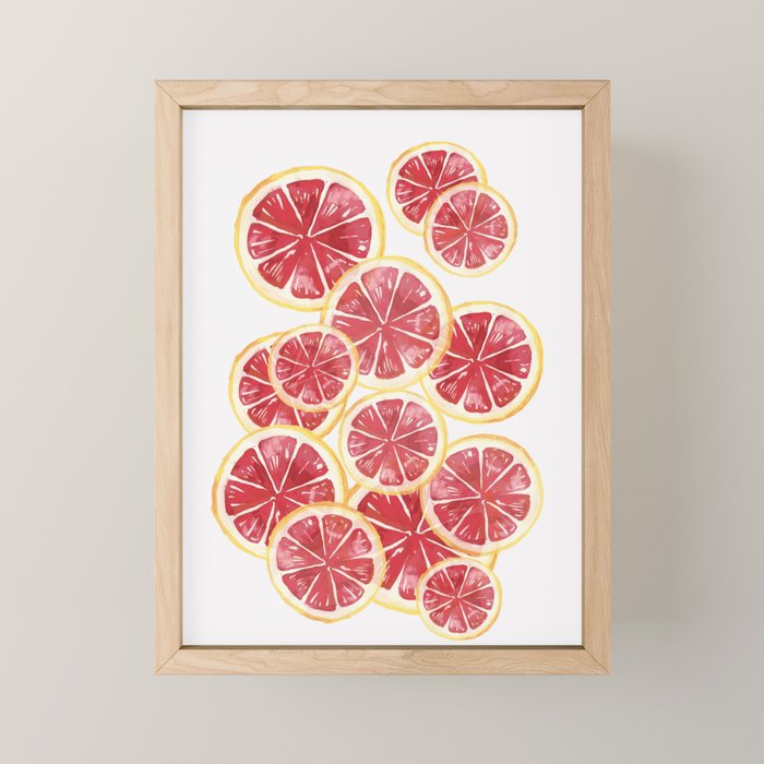 Grapefruits Mini Art Print Gallery Image 1