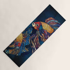 Metallic Betta Fish Yoga Mat Gallery Image 1