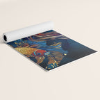 Metallic Betta Fish Yoga Mat Gallery Image 2