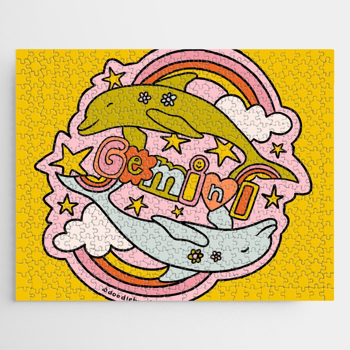 Gemini Dolphin Jigsaw Puzzle Gallery Image 1
