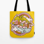 Gemini Dolphin Tote Bag Gallery Image 1