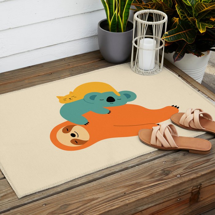 Being Lazy Outdoor Rug Gallery Image 2
