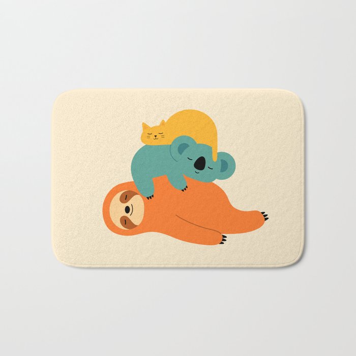 Being Lazy Bath Mat Gallery Image 1