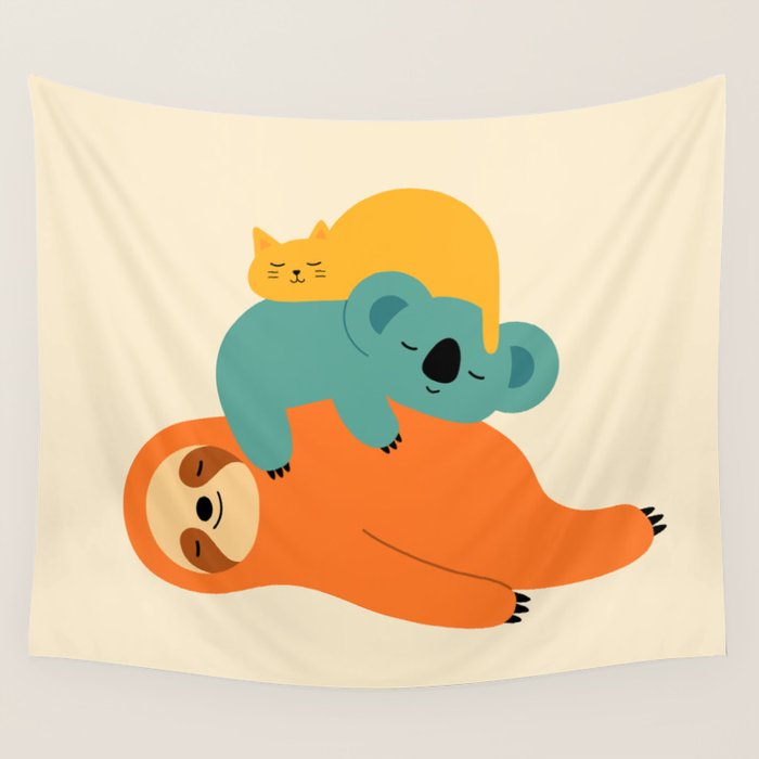 Being Lazy Wall Tapestry Gallery Image 4