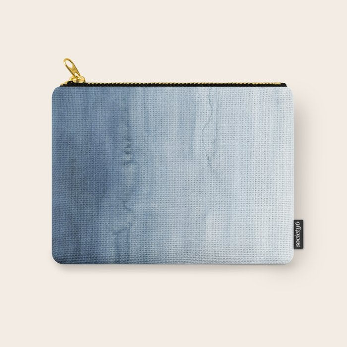 Indigo Abstract Painting | No. 4 Carry All Pouch Gallery Image 1