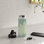 Lotus Flower Minimalism XIV Water Bottle Gallery Image 4