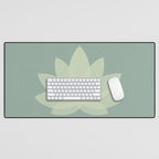 Lotus Flower Minimalism XIV Desk Mat Gallery Image 1