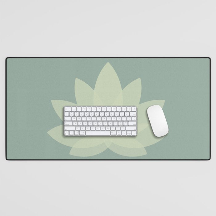 Lotus Flower Minimalism XIV Desk Mat Gallery Image 1
