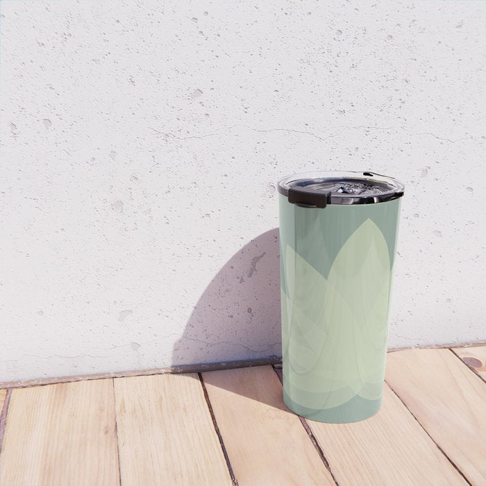 Lotus Flower Minimalism XIV Travel Mug Gallery Image 4