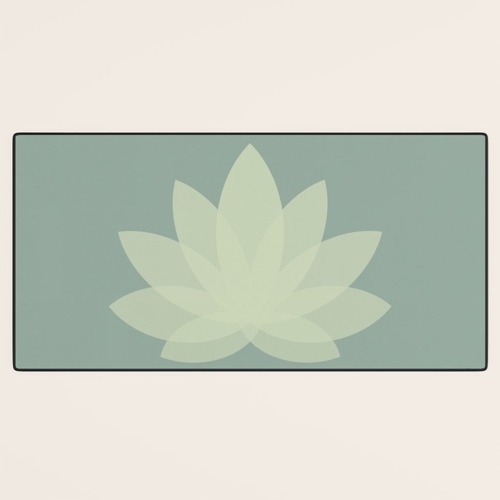 Lotus Flower Minimalism XIV Desk Mat Gallery Image 3