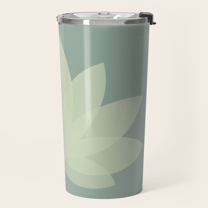 Lotus Flower Minimalism XIV Travel Mug Gallery Image 2