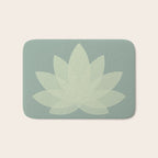 Lotus Flower Minimalism XIV Bath Mat Gallery Image 1