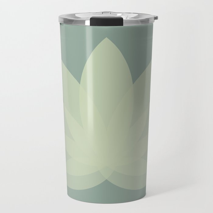 Lotus Flower Minimalism XIV Travel Mug Gallery Image 1
