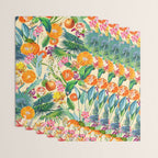 Tropical Orange Garden II Wrapping Paper Gallery Image 3