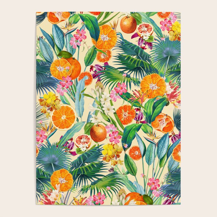 Tropical Orange Garden II Poster Gallery Image 1