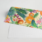 Tropical Orange Garden II Wrapping Paper Gallery Image 2