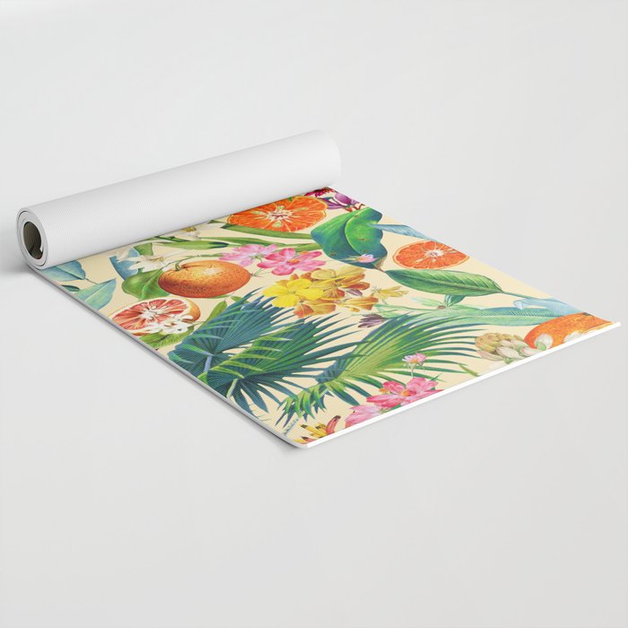 Tropical Orange Garden II Yoga Mat Gallery Image 2