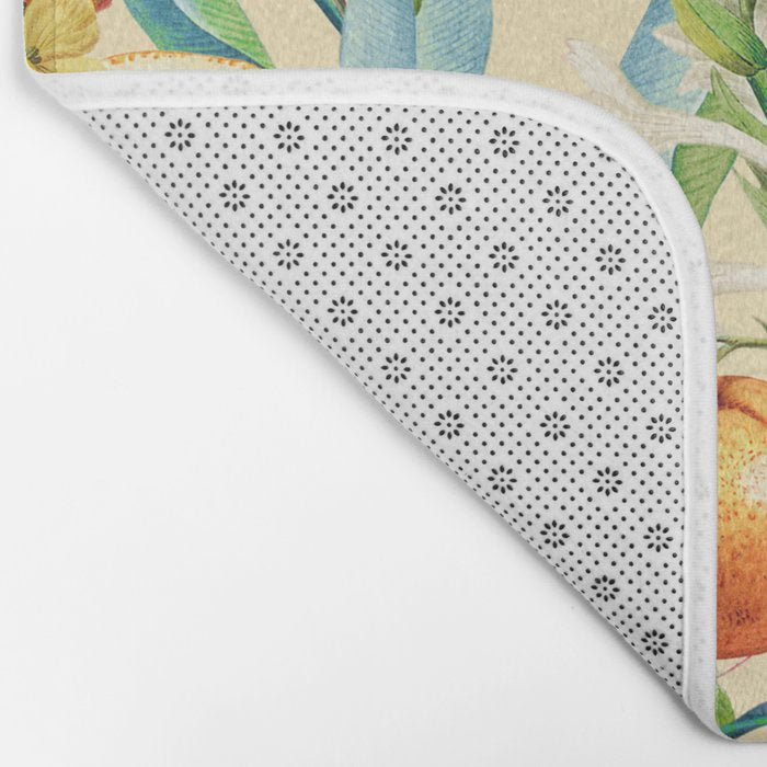 Tropical Orange Garden II Bath Mat Gallery Image 2