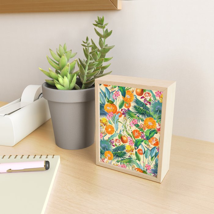 Tropical Orange Garden II Mini Art Print Gallery Image 2