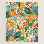 Tropical Orange Garden II Jigsaw Puzzle Gallery Image 1