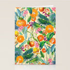 Tropical Orange Garden II Stationery Card Gallery Image 2