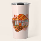 Scorpio Mid Century House Travel Mug Gallery Image 1