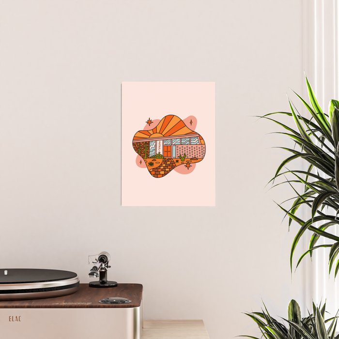 Scorpio Mid Century House Poster Gallery Image 2