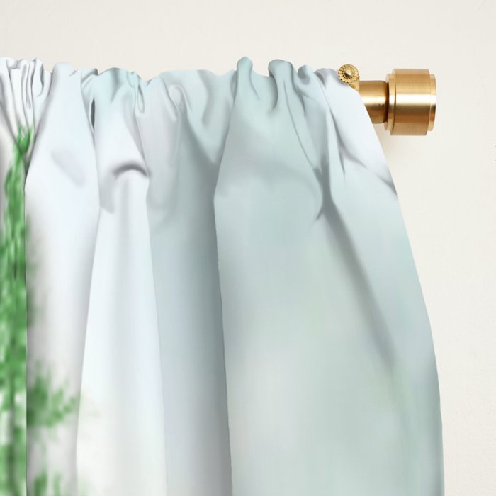 Mountain Morning 2 Window Curtain Gallery Image 2