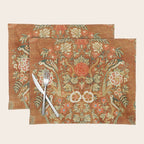 Tabriz Azerbaijan Northwest Persian Rug Print Placemat Gallery Image 1