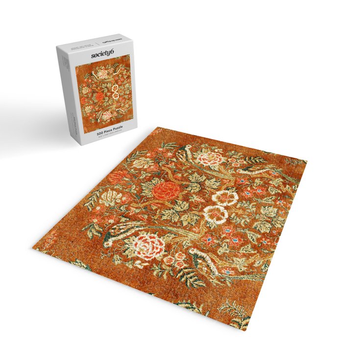 Tabriz Azerbaijan Northwest Persian Rug Print Jigsaw Puzzle Gallery Image 2