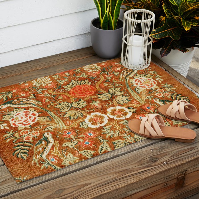 Tabriz Azerbaijan Northwest Persian Rug Print Outdoor Rug Gallery Image 2