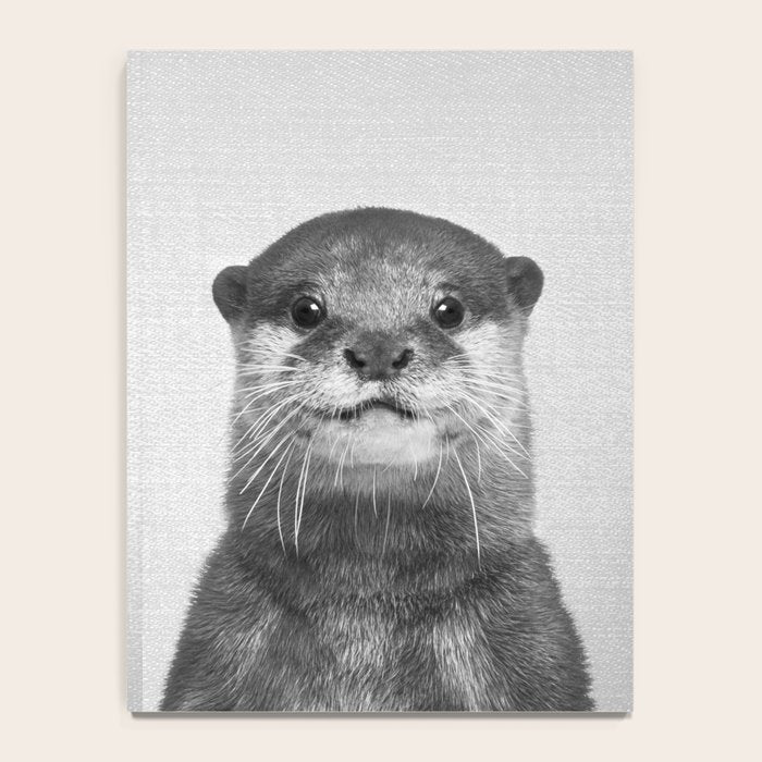 Otter - Black & White Notebook Gallery Image 4