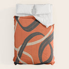Minimal Abstract Lines Dance 2 Comforter Gallery Image 6