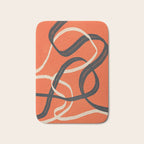 Minimal Abstract Lines Dance 2 Bath Mat Gallery Image 1