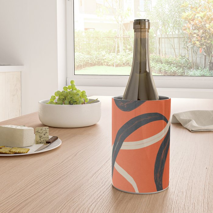 Minimal Abstract Lines Dance 2 Wine Chiller Gallery Image 4