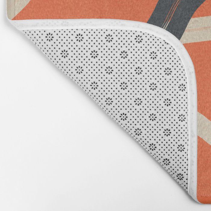 Minimal Abstract Lines Dance 2 Bath Mat Gallery Image 2