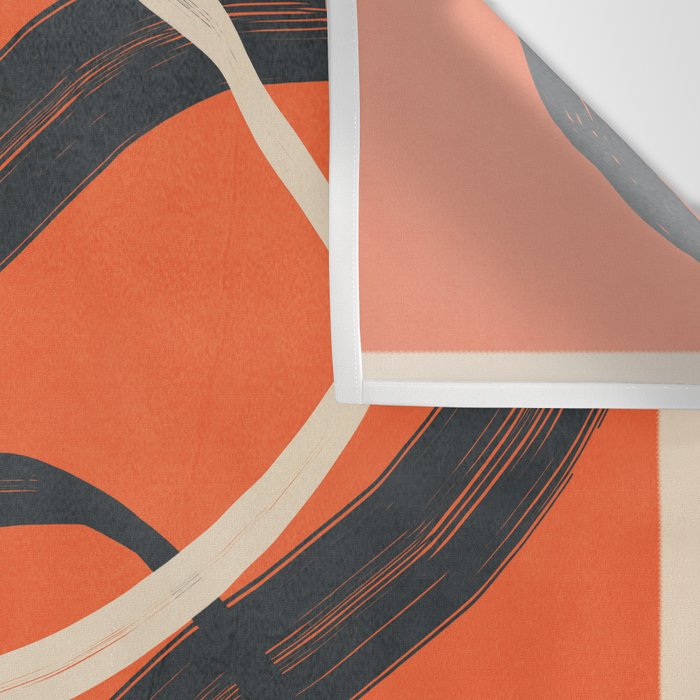 Minimal Abstract Lines Dance 2 Wall Tapestry Gallery Image 3