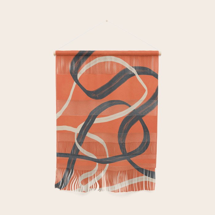 Minimal Abstract Lines Dance 2 Wall Hanging Gallery Image 1