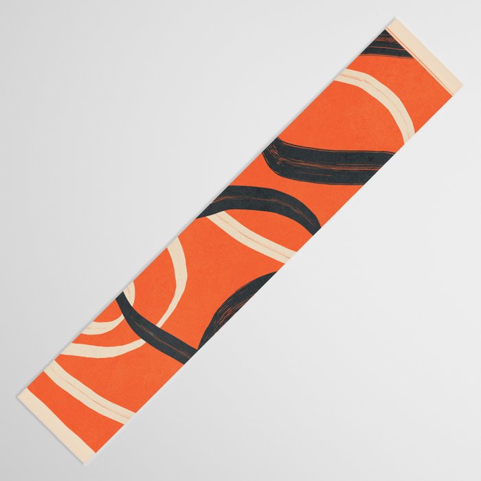 Minimal Abstract Lines Dance 2 Table Runner Gallery Image 3